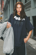 THE BE HAPPY TEE - BLACK